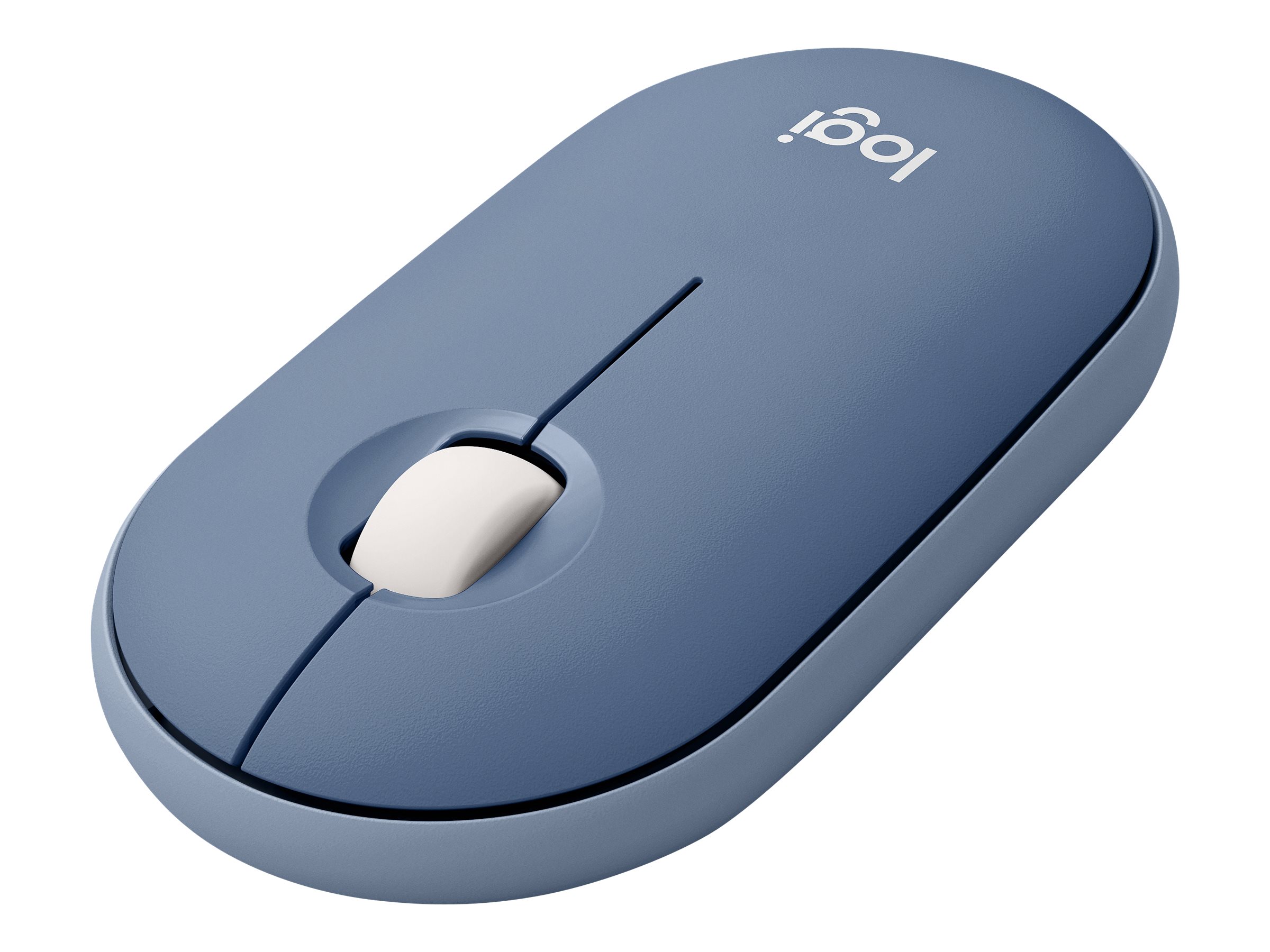 Logitech Pebble M350 - Maus - optisch - 3 Tasten - kabellos - 2.4 GHz Bluetooth - kabelloser Empfänger (USB)