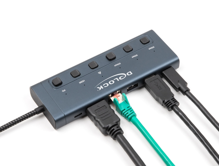 Delock Dockingstation - USB-C / Thunderbolt 3 / Thunderbolt 4, Ansicht 2