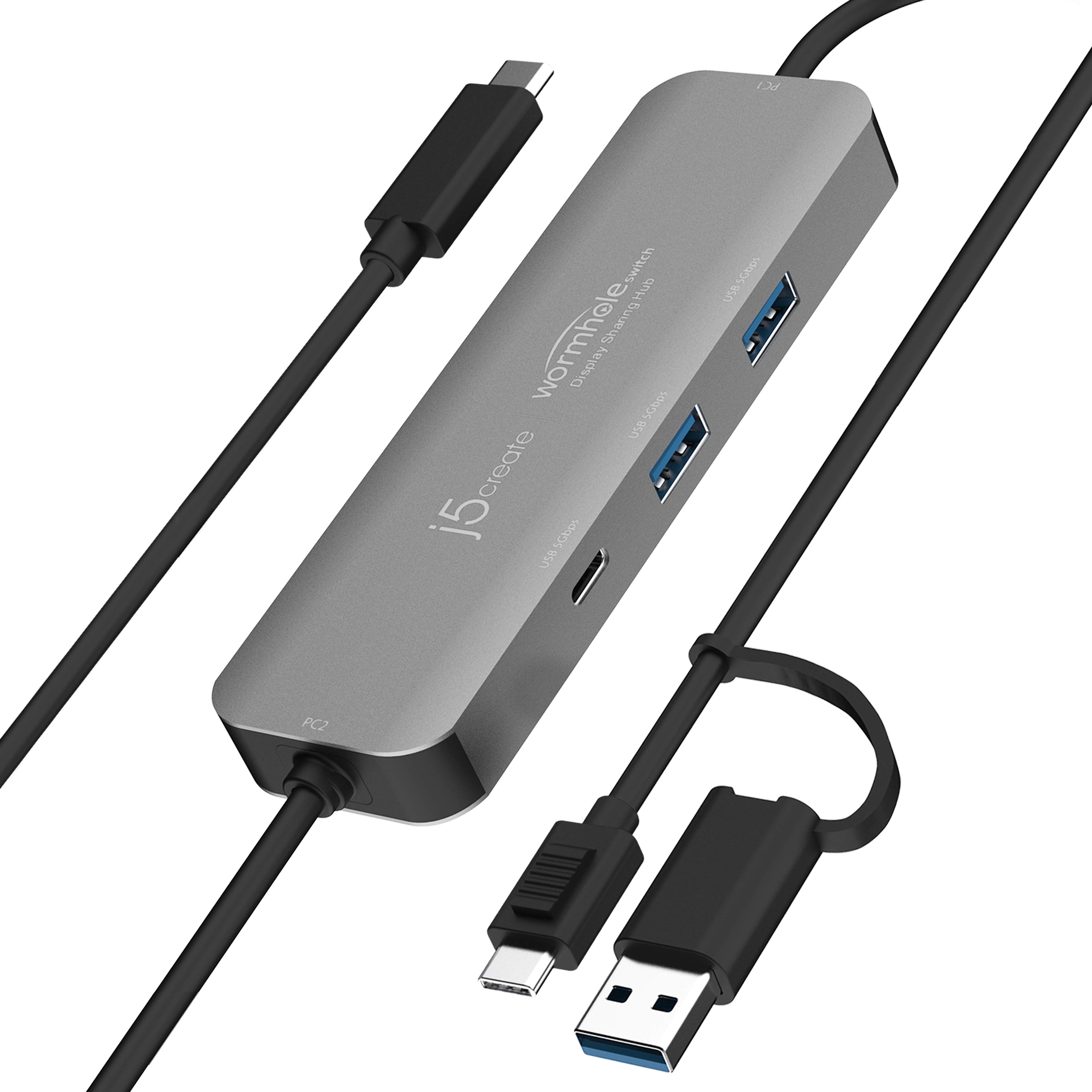 j5create Wormhole Switch JCH462 - KVM-/USB-Switch, Ansicht 3