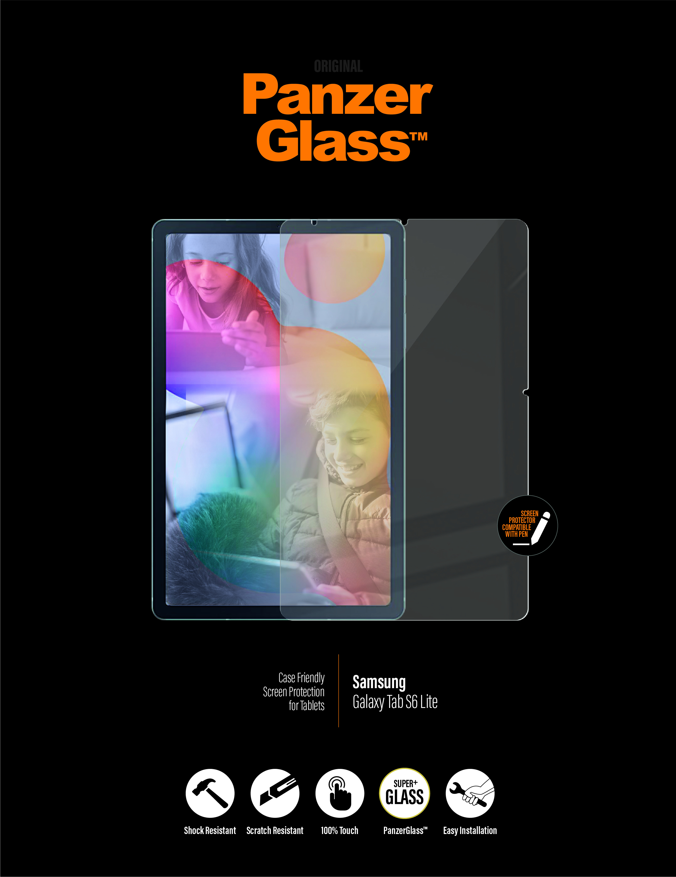 PanzerGlass Case Friendly - Bildschirmschutz für Tablet, Ansicht 2