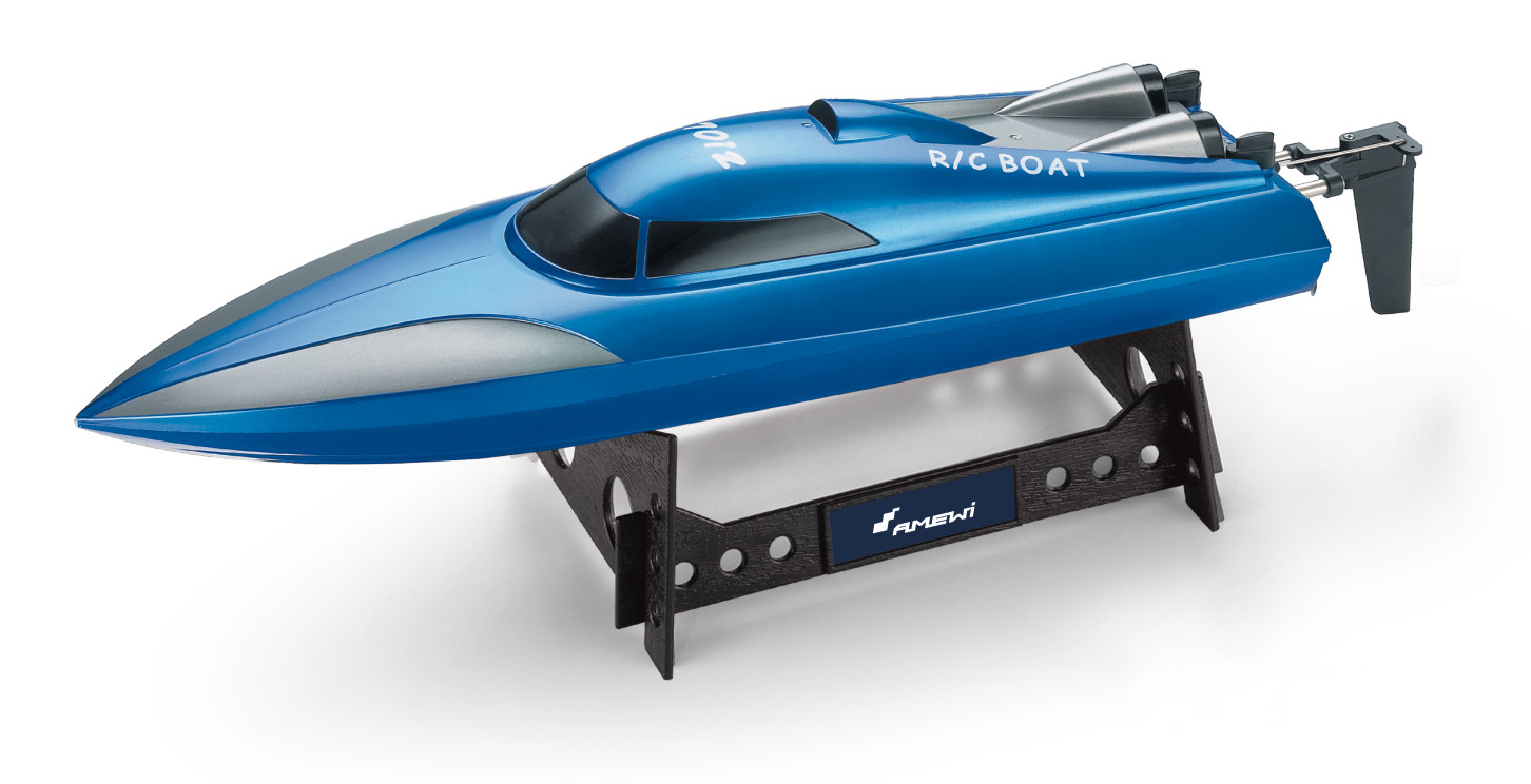 Amewi Speedboot 7012 Mono - Betriebsbereit (RTR) - Blau - Boot - Elektromotor - 2.4 GHz - Lithium-Ion (Li-Ion), Ansicht 3