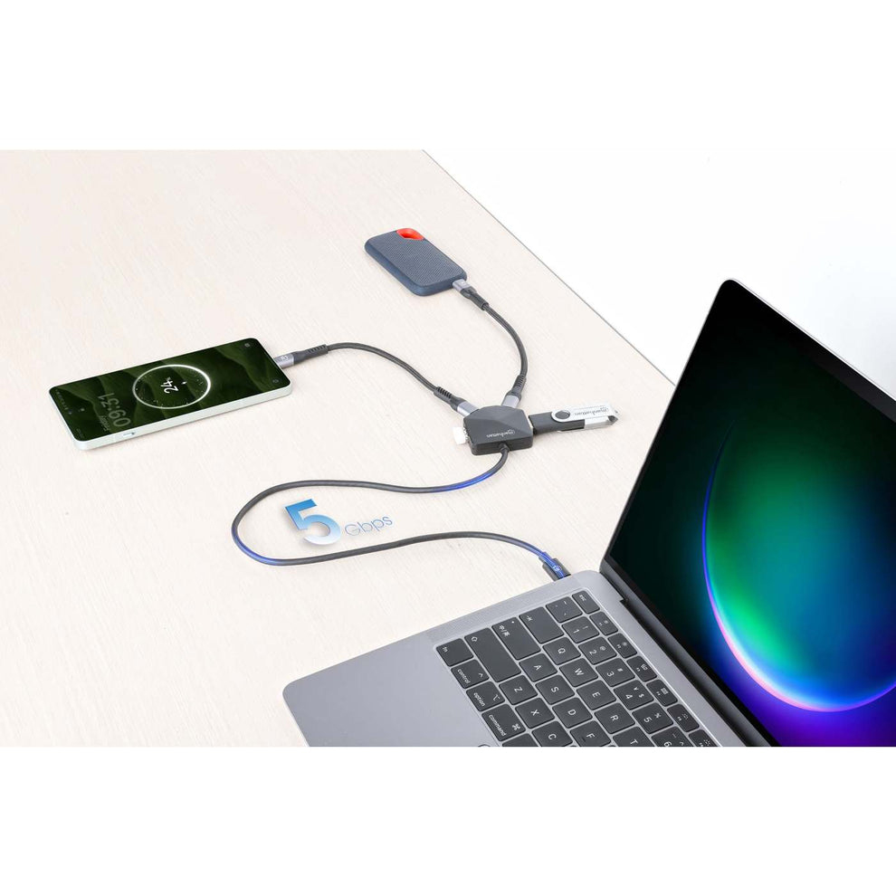 Manhattan Hub - combo - 2 x USB-C 3.2 Gen 1 + 2 x USB 3.2 Gen 1, Ansicht 4