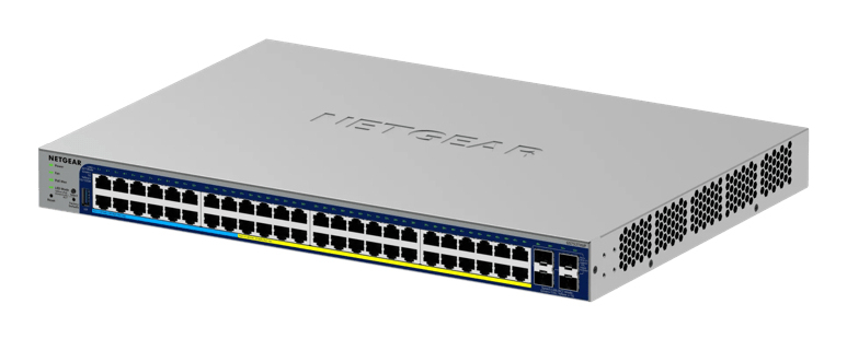 Netgear Smart GS752TXUP - V3 - Switch - L3 Lite - Smart - 48 x 10/100/1000 (PoE++), Ansicht 4