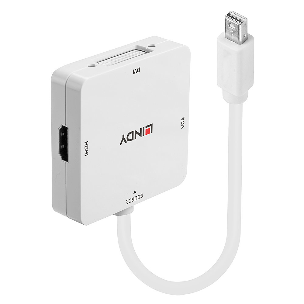 Lindy Mini-DP 1.2 an HDMI 4K30/DVI/VGA Adapter, Ansicht 2