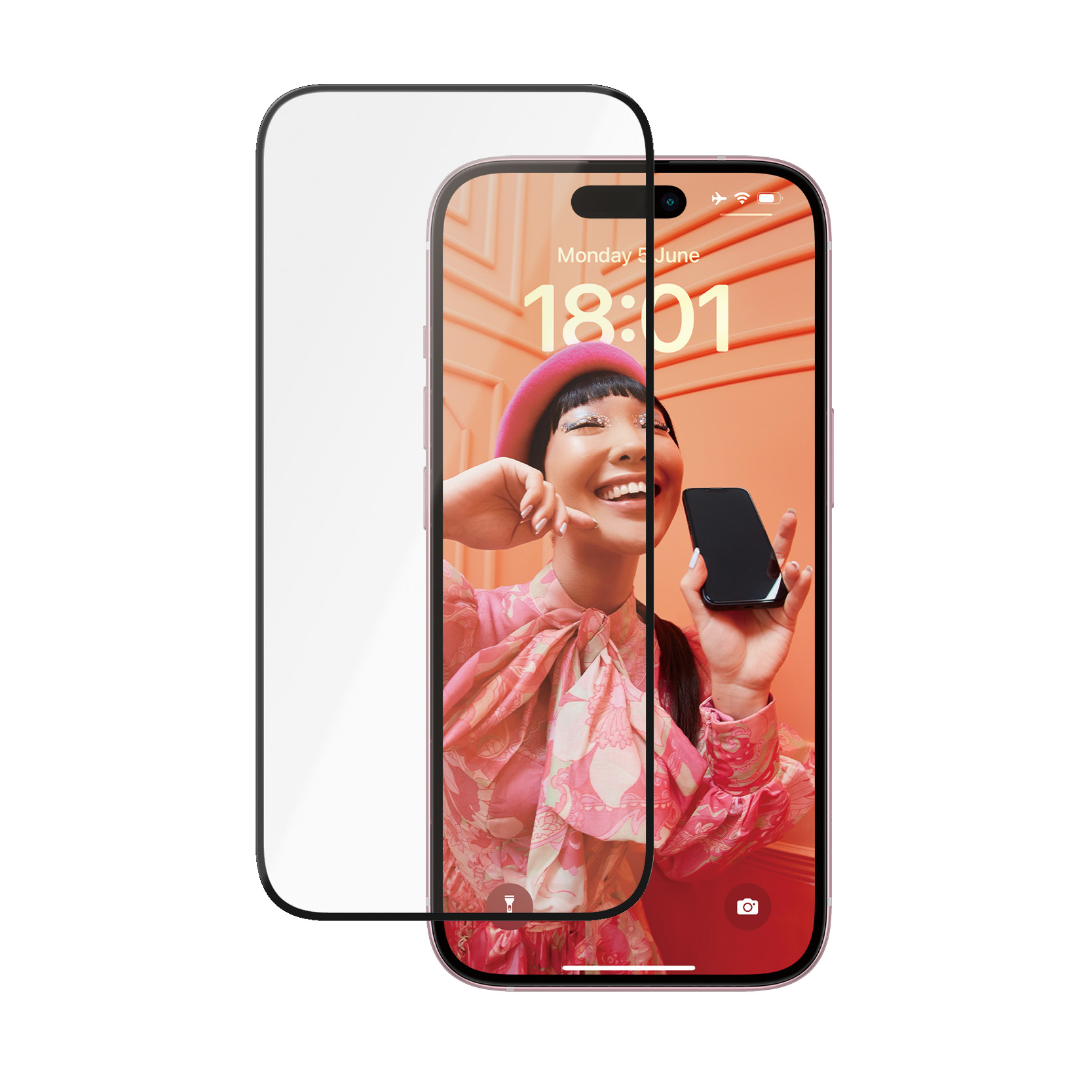 PanzerGlass Ceramic Protection for iPhone 15 Ultra-Wide Fit EA, Ansicht 2