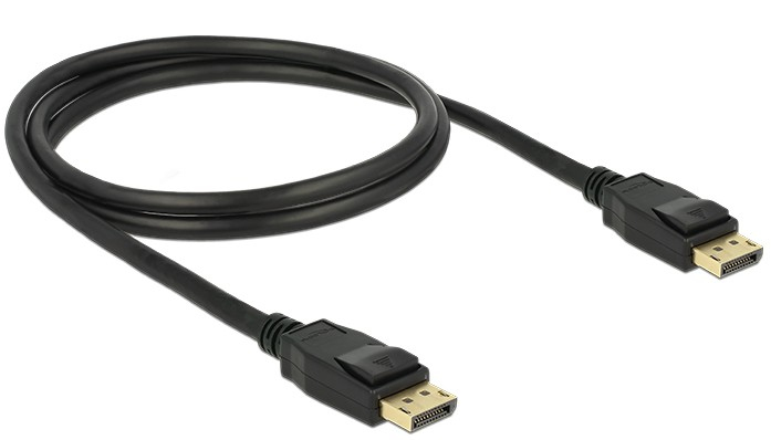 Delock 1m Displayport 1.2a, 1 m, DisplayPort, DisplayPort, Männlich, Männlich, 3840 x 2160 Pixel