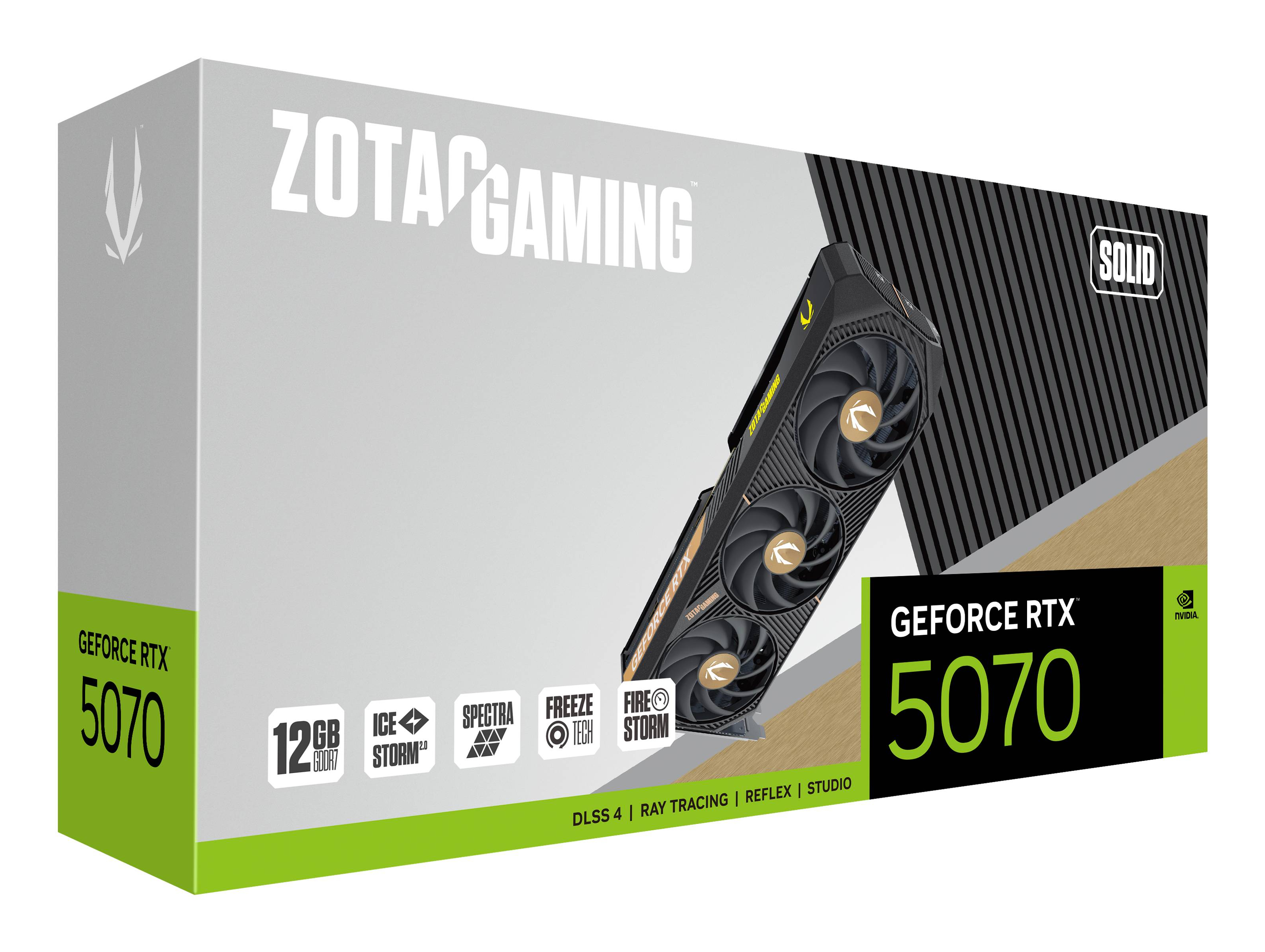 ZOTAC GAMING GeForce RTX 5070 SOLID - Grafikkarten, Ansicht 4