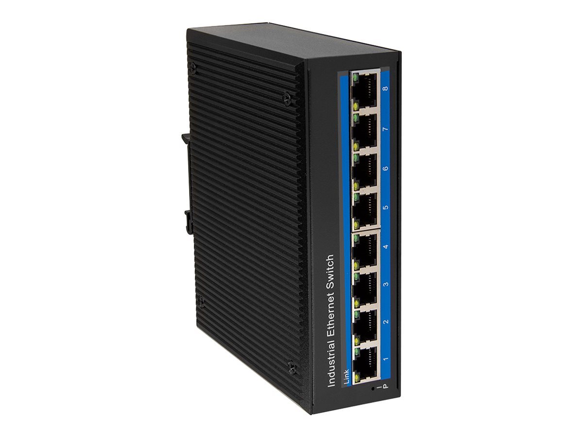 LogiLink Switch - industriell - 8 x 10/100