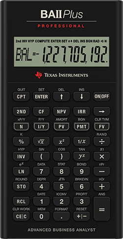 TI BA II Plus - Finanz-Taschenrechner, Ansicht 3