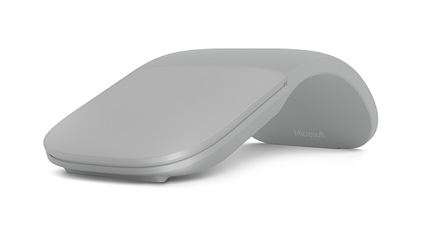 Microsoft Surface Arc Mouse, Beidhändig, Bluetooth, Grau