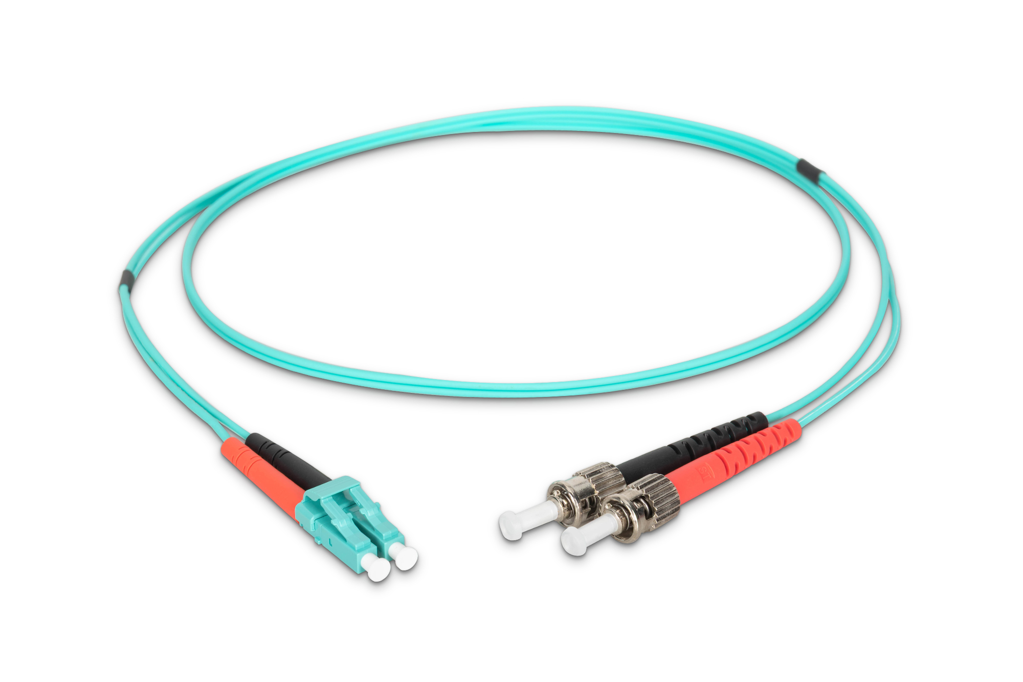 DIGITUS LWL Multimode OM 3 Patchkabel, LC / ST, Ansicht 2