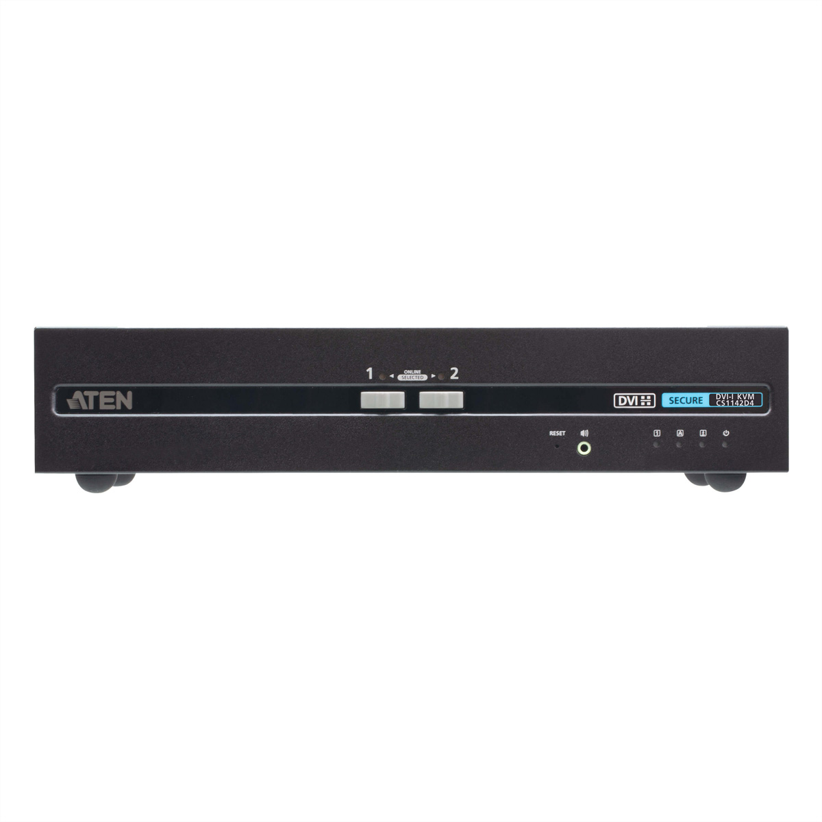 ATEN CS1142D4 USB 4K DVI Secure KVM - KVM-Umschalter - 2-Port
