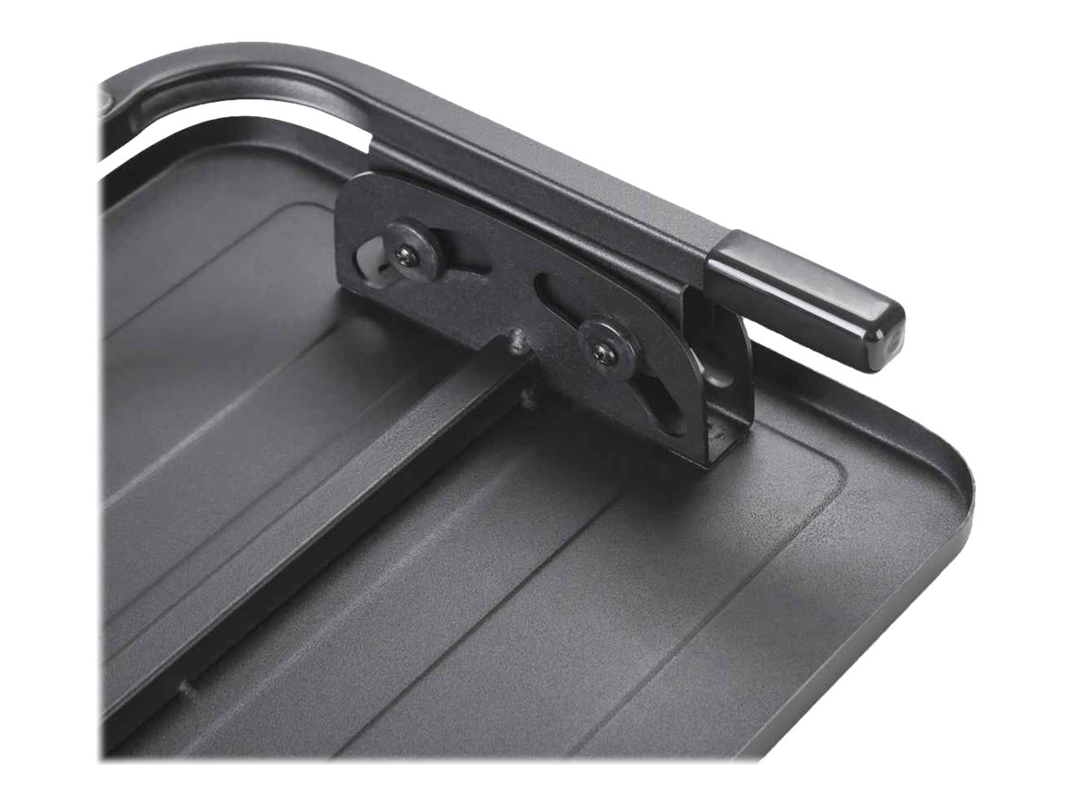 Manhattan Foot Rest, Under-Desk Comfort and Productivity Enhancer, Tilts 300 x 380mm, Rubberised Surface, Black, Ansicht 3