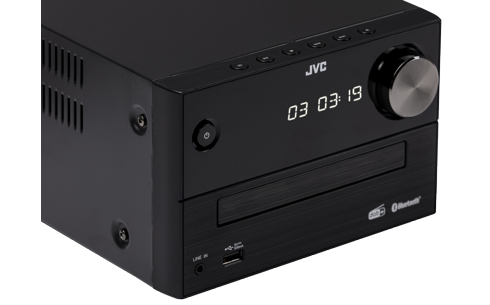 JVC UX-C25DAB - Heim-Audio-Mikrosystem - Schwarz - 1 Disks - 14 W - 30 - 20000 Hz - DAB+ - FM, Ansicht 4