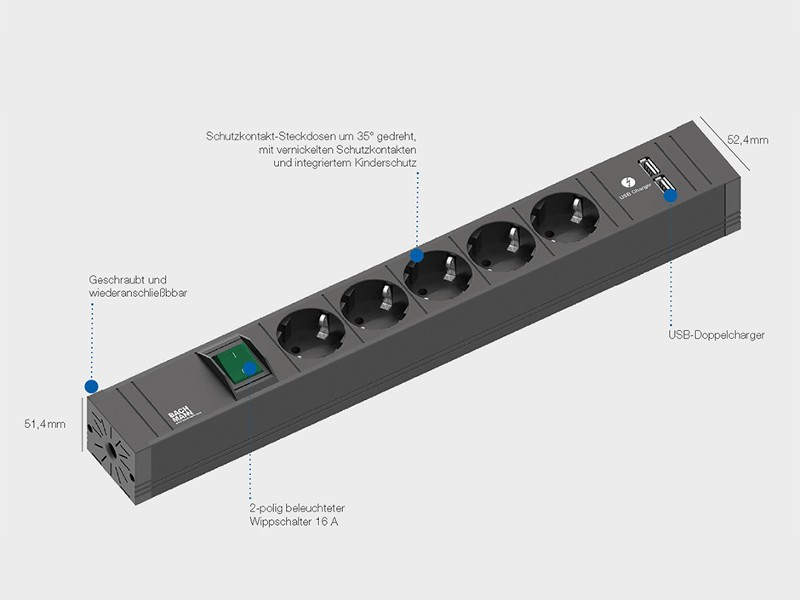 Bachmann CONNECT LINE - Stromverteilungseinheit, Ansicht 2