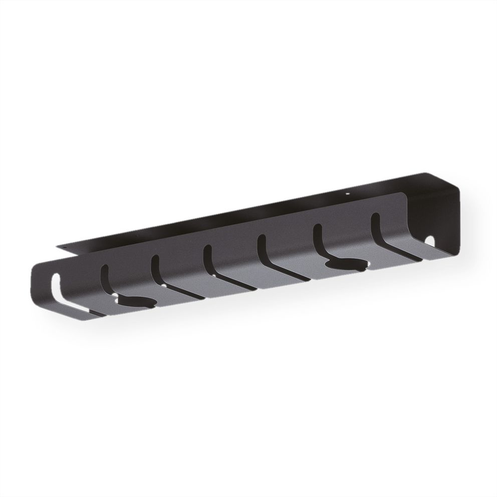 ROLINE Kabel - Organizer - unter Tisch montierbar - Schwarz (Packung mit 2), Ansicht 2