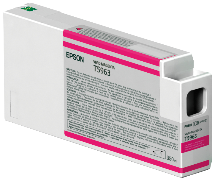 Epson Singlepack Vivid Magenta T596300 UltraChrome HDR, 350 ml, Lebendiges Magenta, Tinte auf Pigmentbasis, 350 ml, 1 Stück(e)