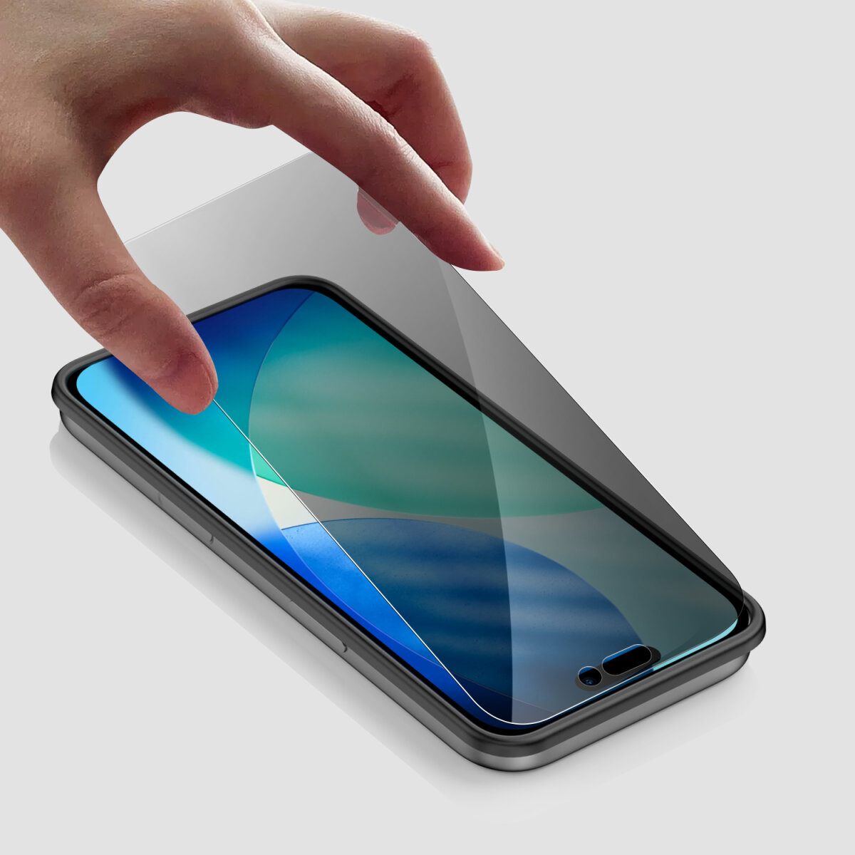 4smarts Second Glass Privacy mit Montagerahmen iPhone 17 Pro, Ansicht 4