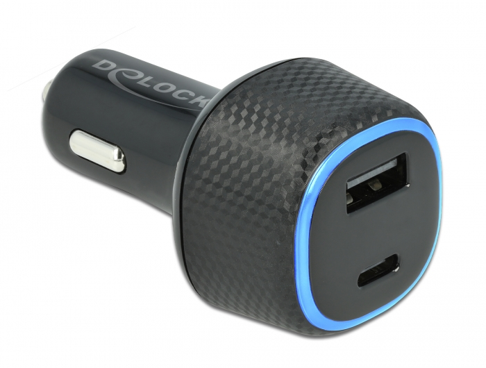 Delock Auto-Netzteil - 63 Watt - 3 A - PD (USB, 24 pin USB-C), Ansicht 4