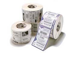Zebra Z-Select 2000T - Matt - permanenter Acrylklebstoff - beschichtet - 6,3 mil - weiß - 25.4 x 38.1 mm, Ansicht 3