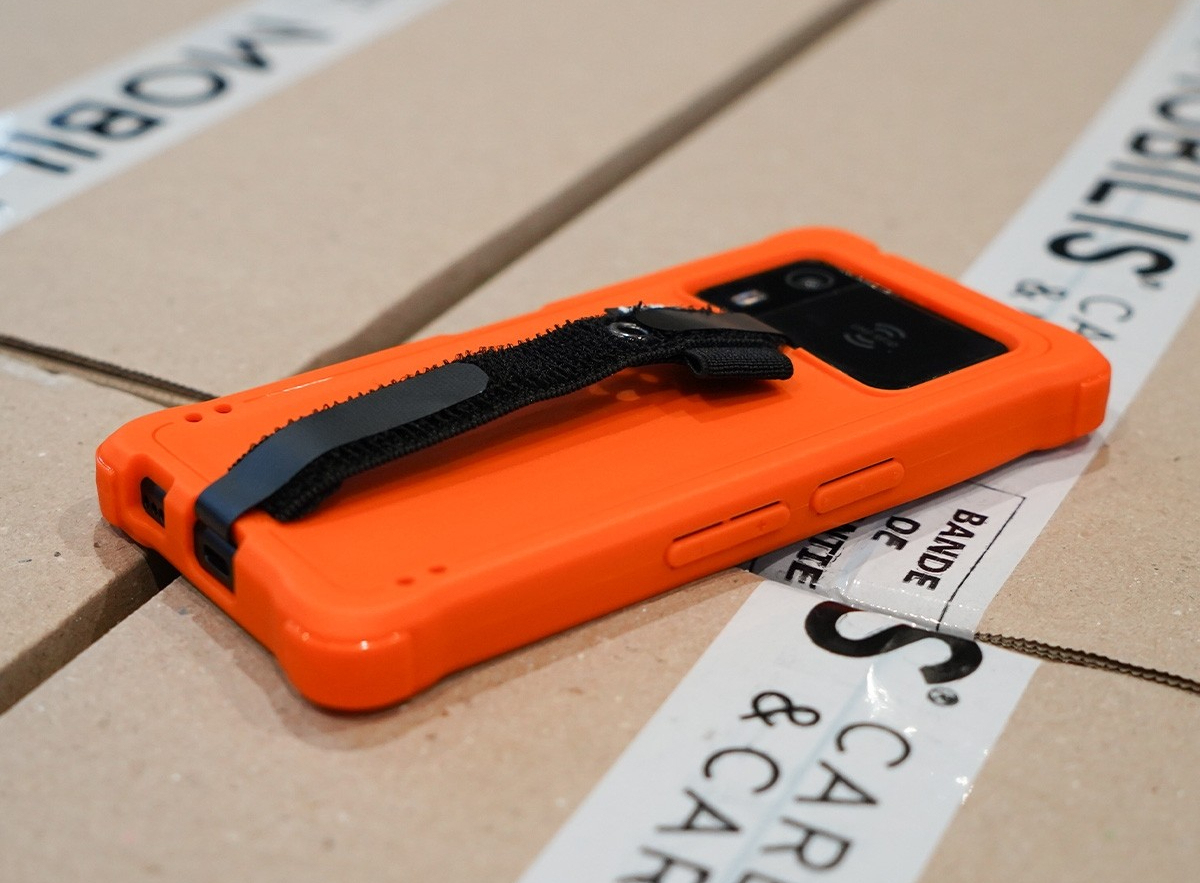 Mobilis PROTECH - Case - Safety Orange+ Handstr, Ansicht 3