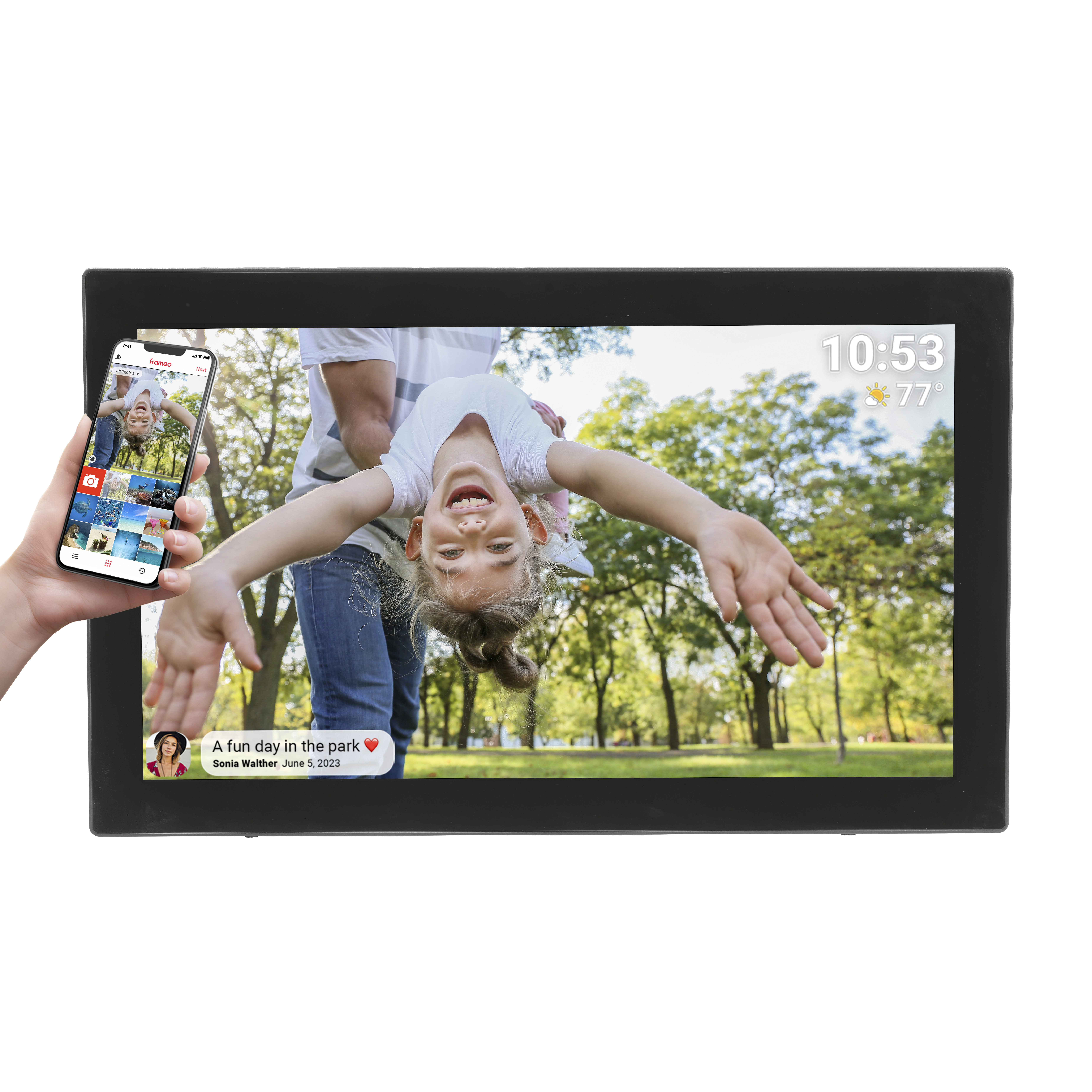 Inter Sales Frameo PFF-2160 21.5" - Digitaler Foto-Rahmen - 32 GB von LumaTech