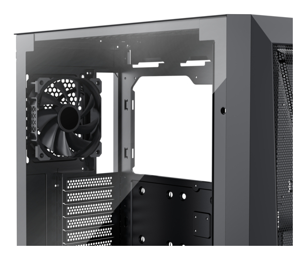 Xilence Performance X Series Xilent X X912.ARGB - Mid tower - ATX - Seitenteil mit Fenster (gehärtetes Glas), Ansicht 4