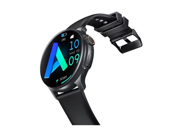 Emporia WATCHjoy - Intelligente Uhr mit Armband - Anzeige 3.6 cm (1.43) - Schwarz, Ansicht 2