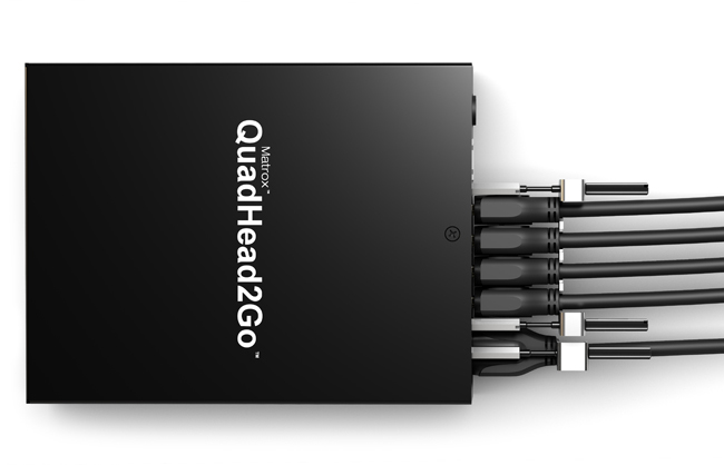 Matrox QuadHead2Go - Sicherheitskabelschloss, Ansicht 4