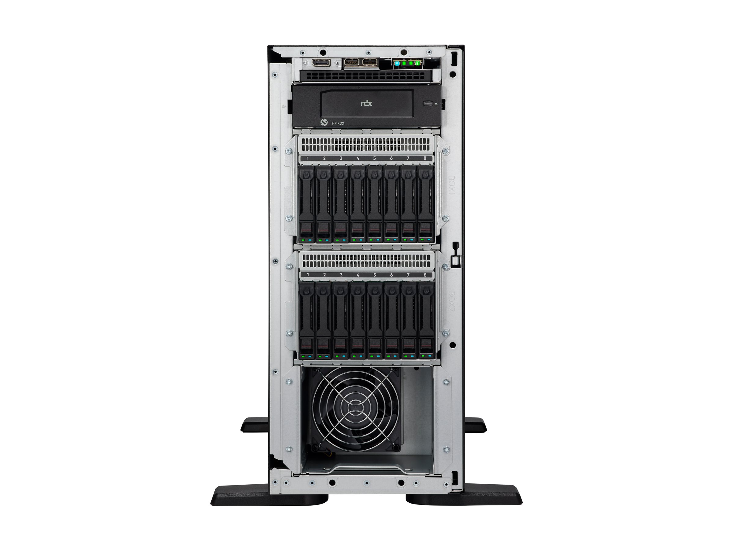 HPE ProLiant ML110 Gen11 - Server - Tower - 4.5U - 1-Weg - 1 x Xeon Silver 4510 / 2.4 GHz - RAM 64 GB - SATA/SAS/NVMe - Hot-Swap 6.4 cm (2.5")