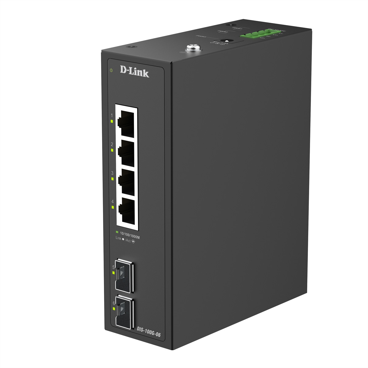 D-Link DIS 100G-06 - Switch - industriell - unmanaged