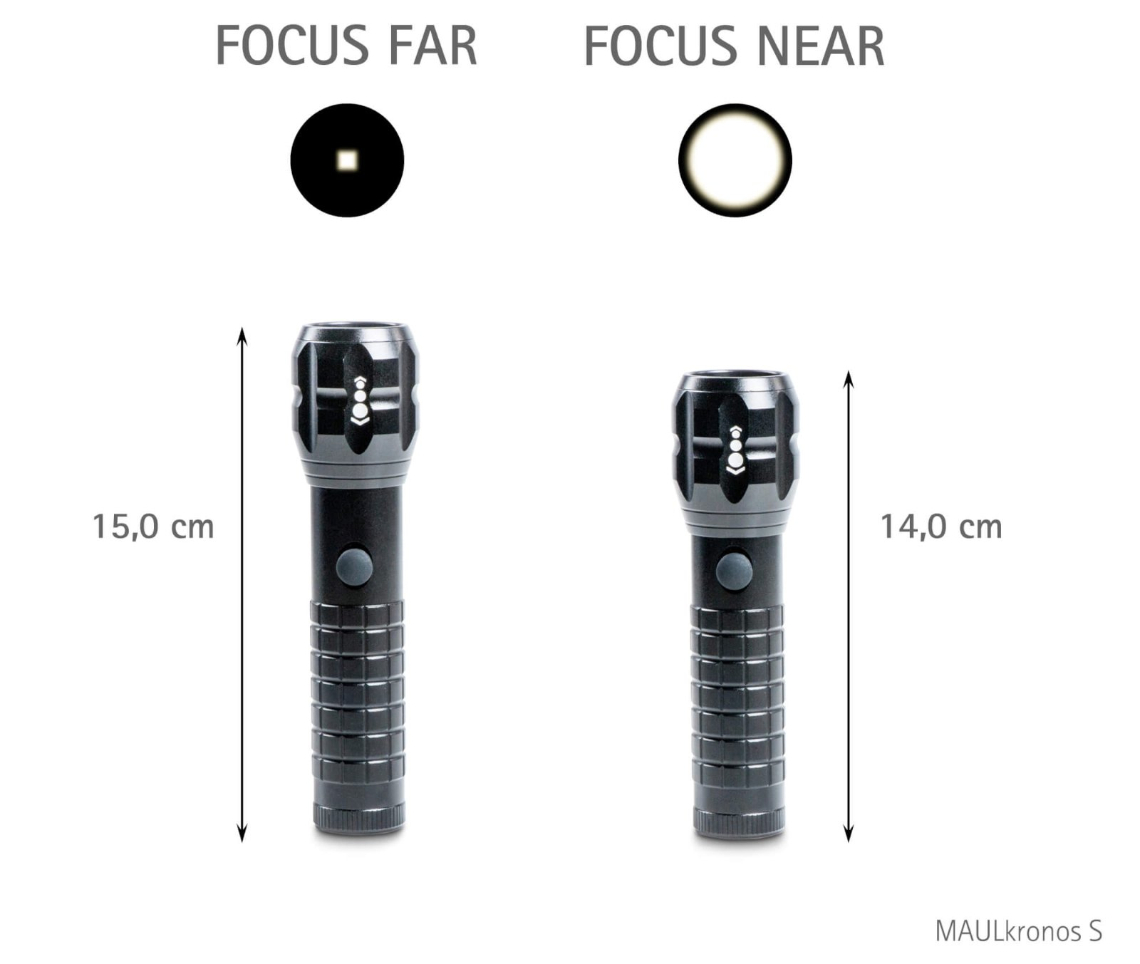 Jakob Maul GmbH MAUL 8182390 - Schwarz - 125 g - LED flashlight MAULkronos S, Ansicht 4