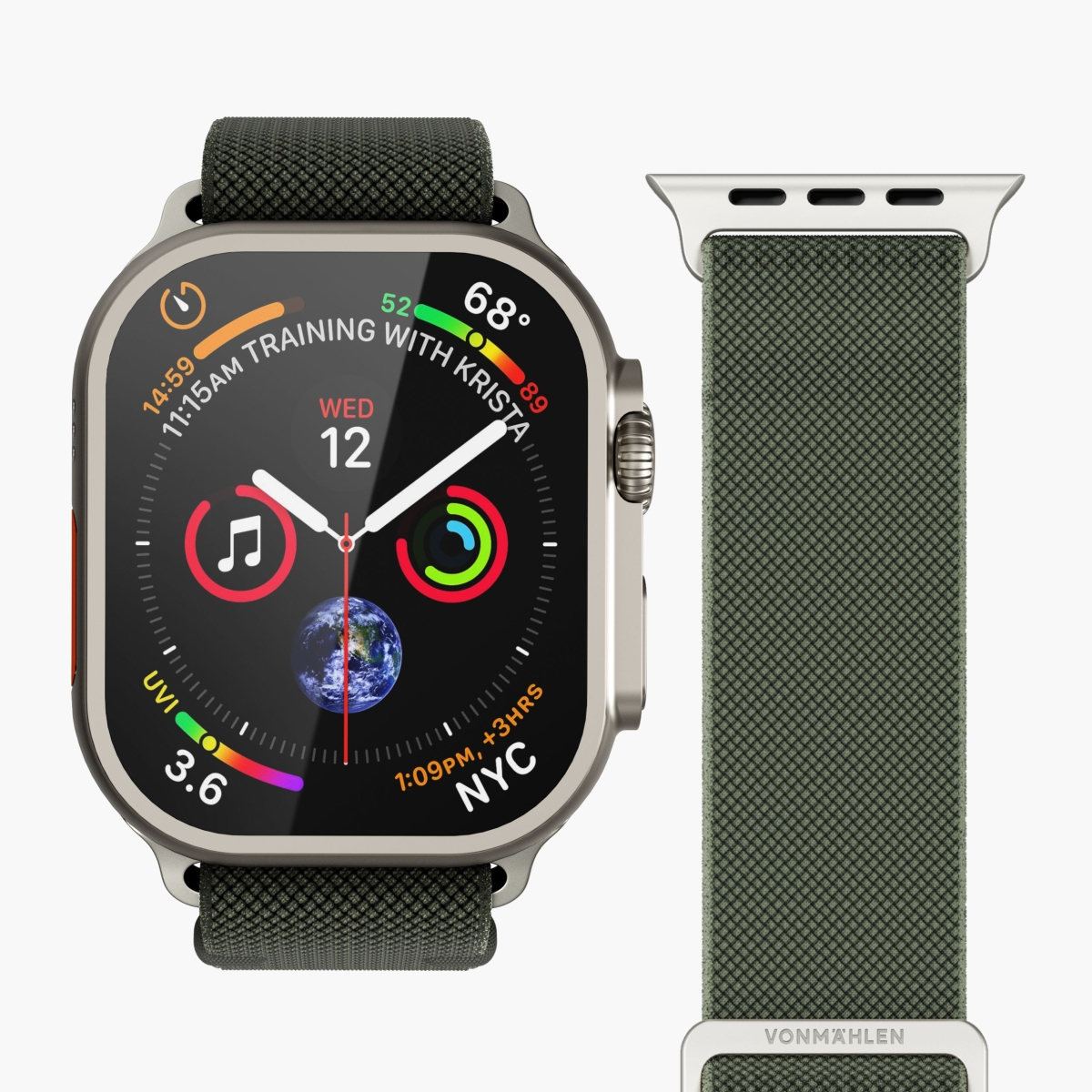 Vonmählen Classic Nylon Loop Olive 38 40, Ansicht 2