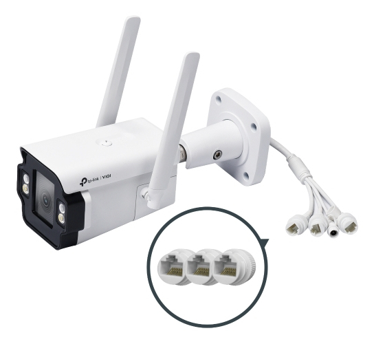 TP-LINK VIGI InSight S345-4G V1 - Netzwerk-Überwachungskamera - Bullet, Ansicht 3