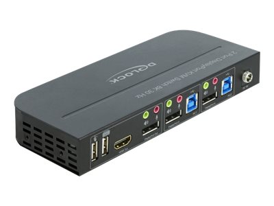Delock DisplayPort 1.4 KVM Switch 8K 30 Hz with