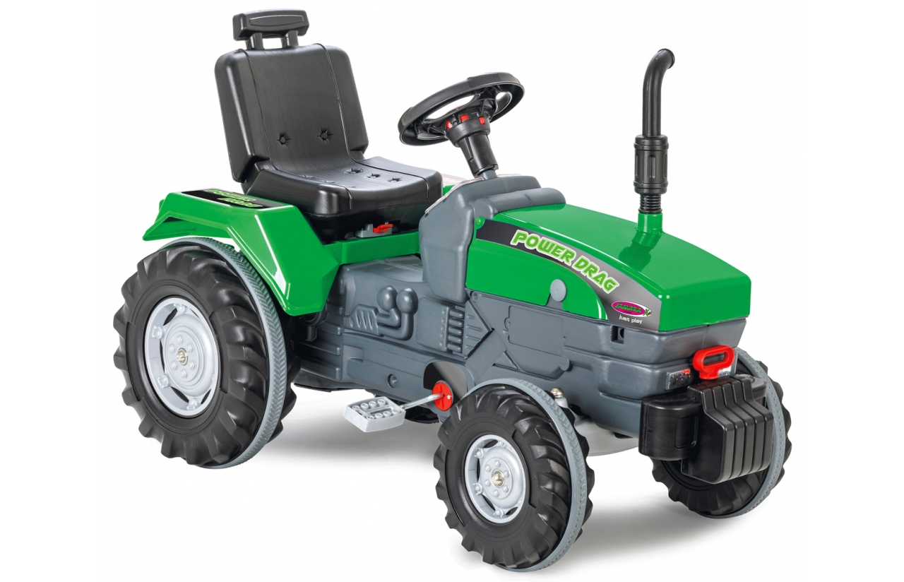 JAMARA Trettraktor Power Drag grün - 3 Jahr(e) - 4 Rad/Räder - Schwarz - Grün - Grau, Ansicht 3