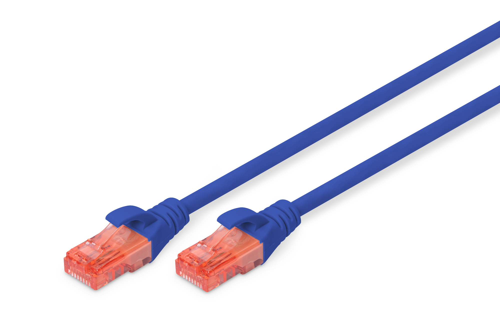 DIGITUS CAT 6 U/UTP Patchkabel - LSZH, 1 m, Cat6, U/UTP (UTP), RJ-45, RJ-45, Blau