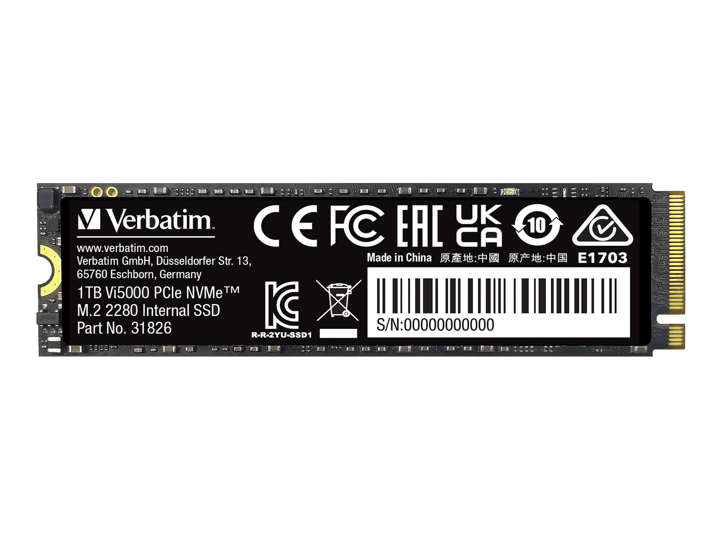 Verbatim Vi5000 - SSD - 1 TB - intern - M.2 2280, Ansicht 3