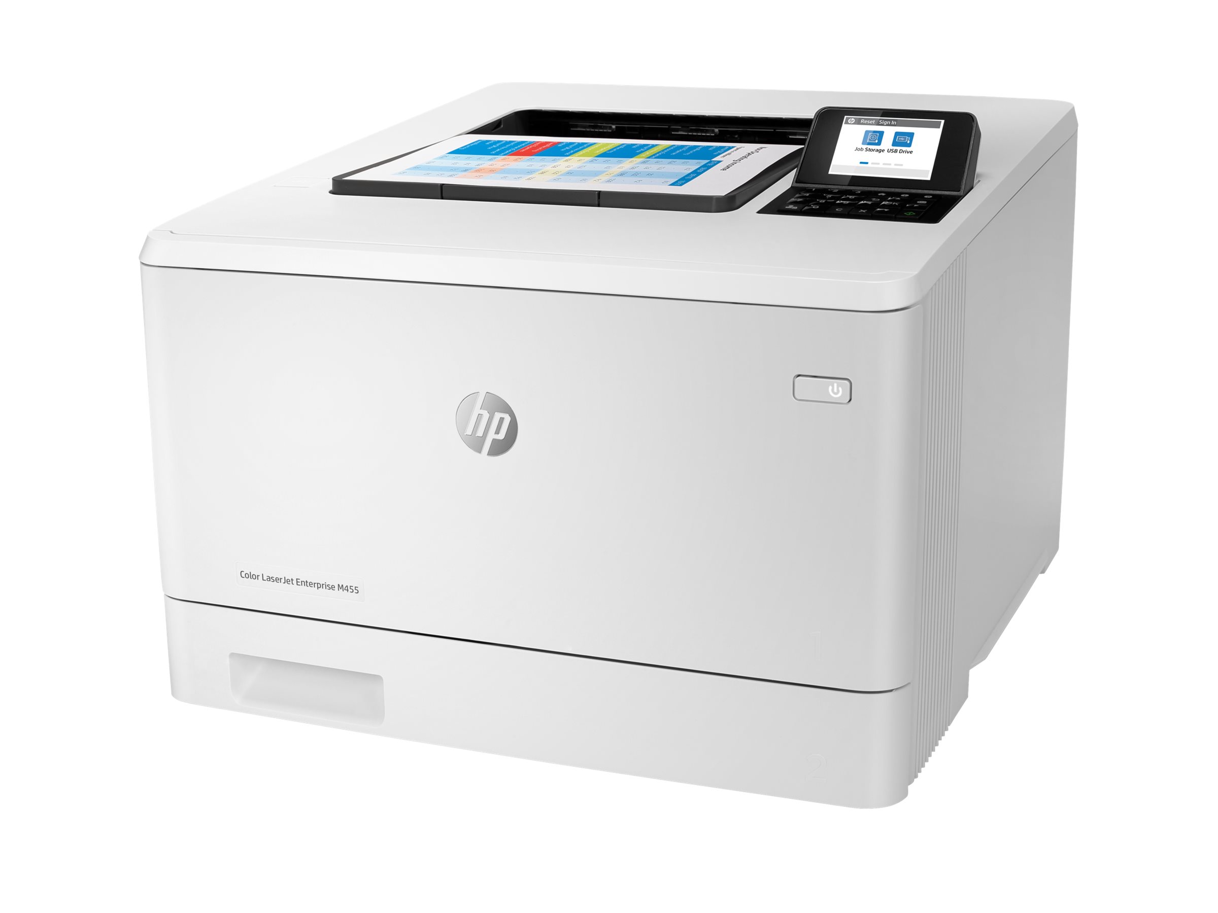 HP Color LaserJet Enterprise M455dn - Drucker - Farbe - Duplex - Laser - A4/Legal - 600 x 600 dpi - bis zu 27 Seiten/Min. (einfarbig)/