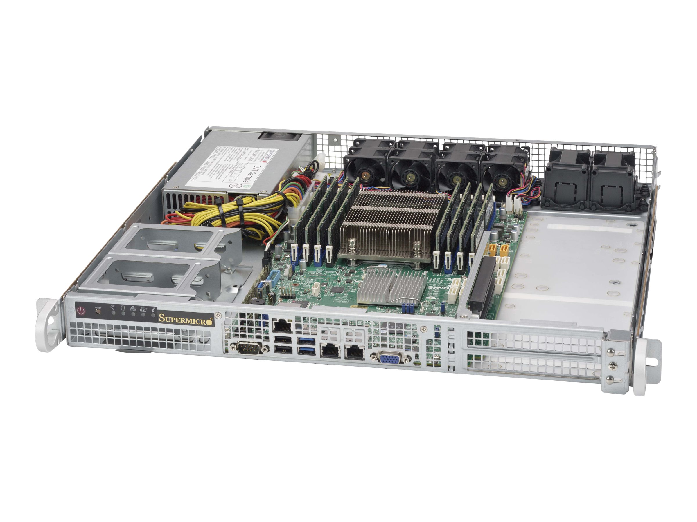 Supermicro SC515 350 - Rack-Montage 1U 350 Watt, Ansicht 2