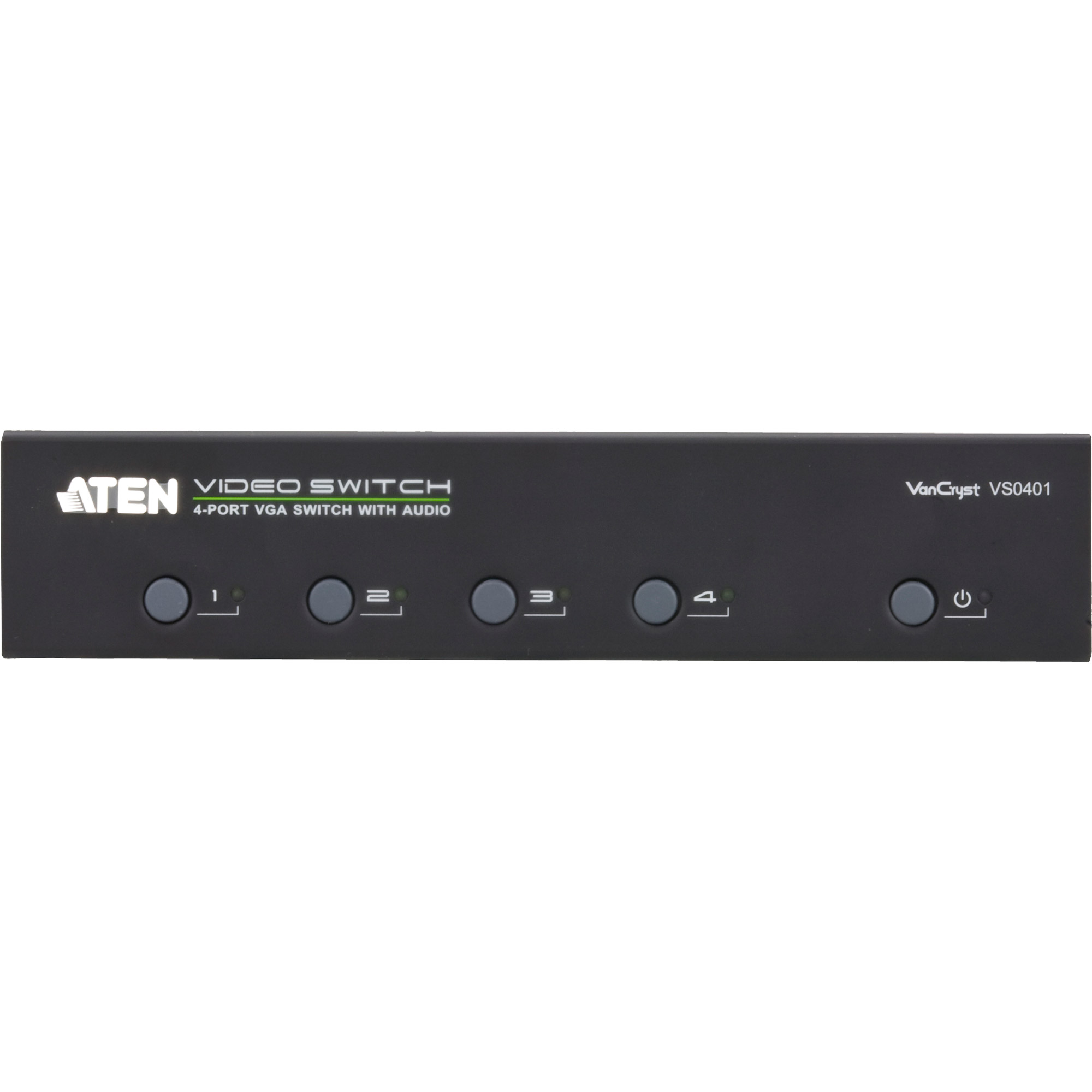 ATEN VanCryst VS0401 - VideoAudio-Schalter - 4 x VGAAudio