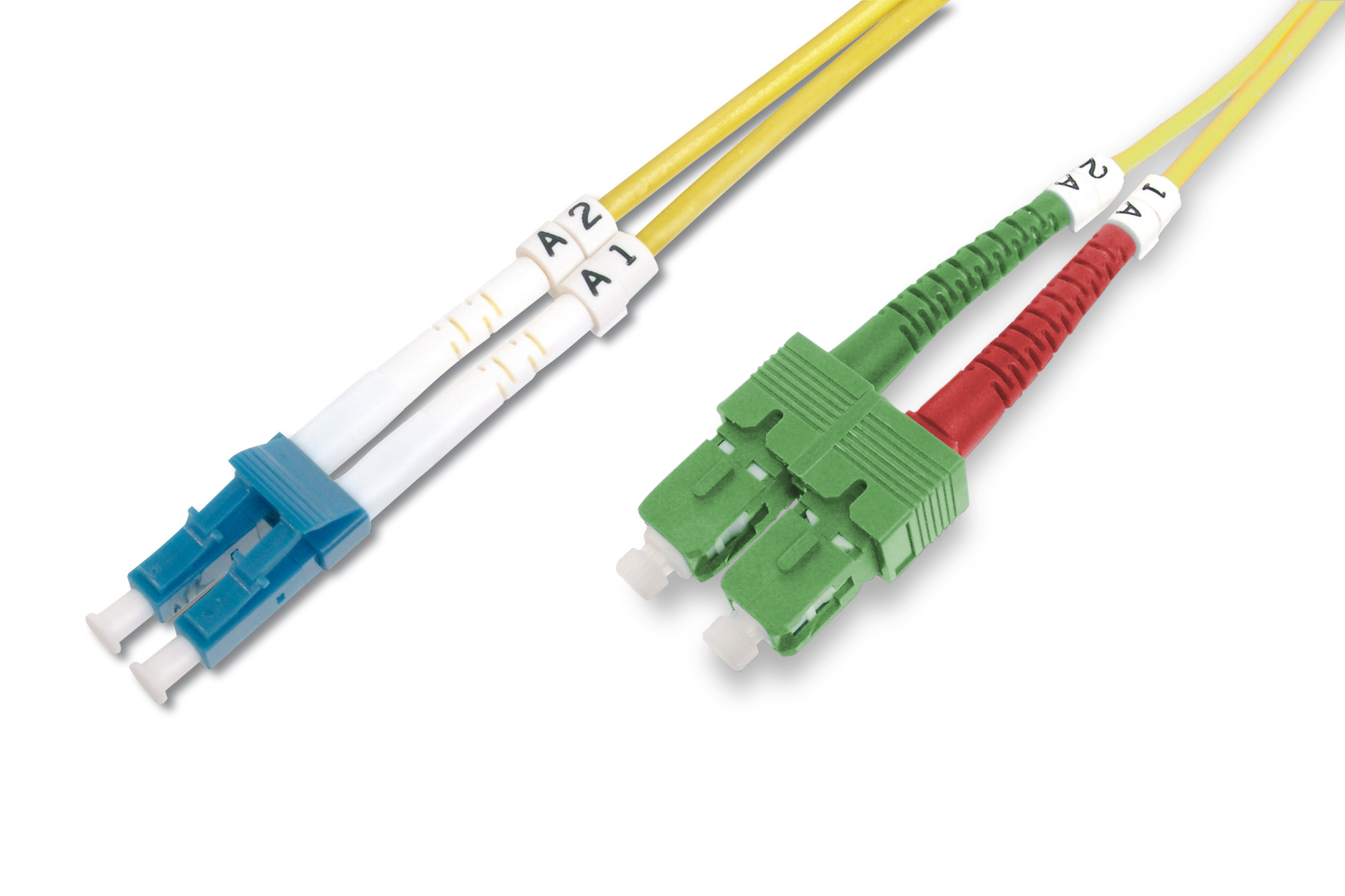 DIGITUS Fiber Optic Singlemode PatchK SC ( APC ) to LC ( PC ), 5 m, I-VH, OS2, SC, LC