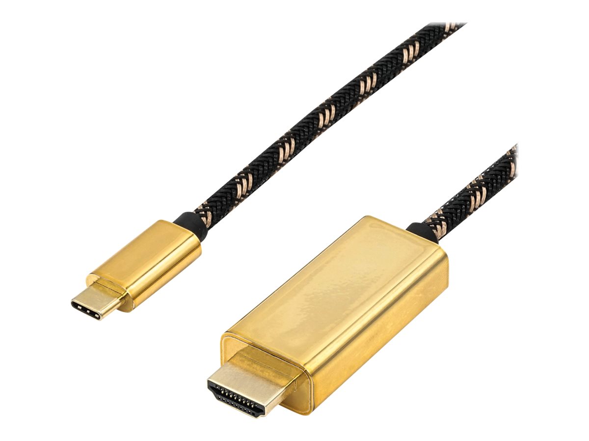 ROLINE Gold - Adapterkabel - 24 pin USB-C männlich