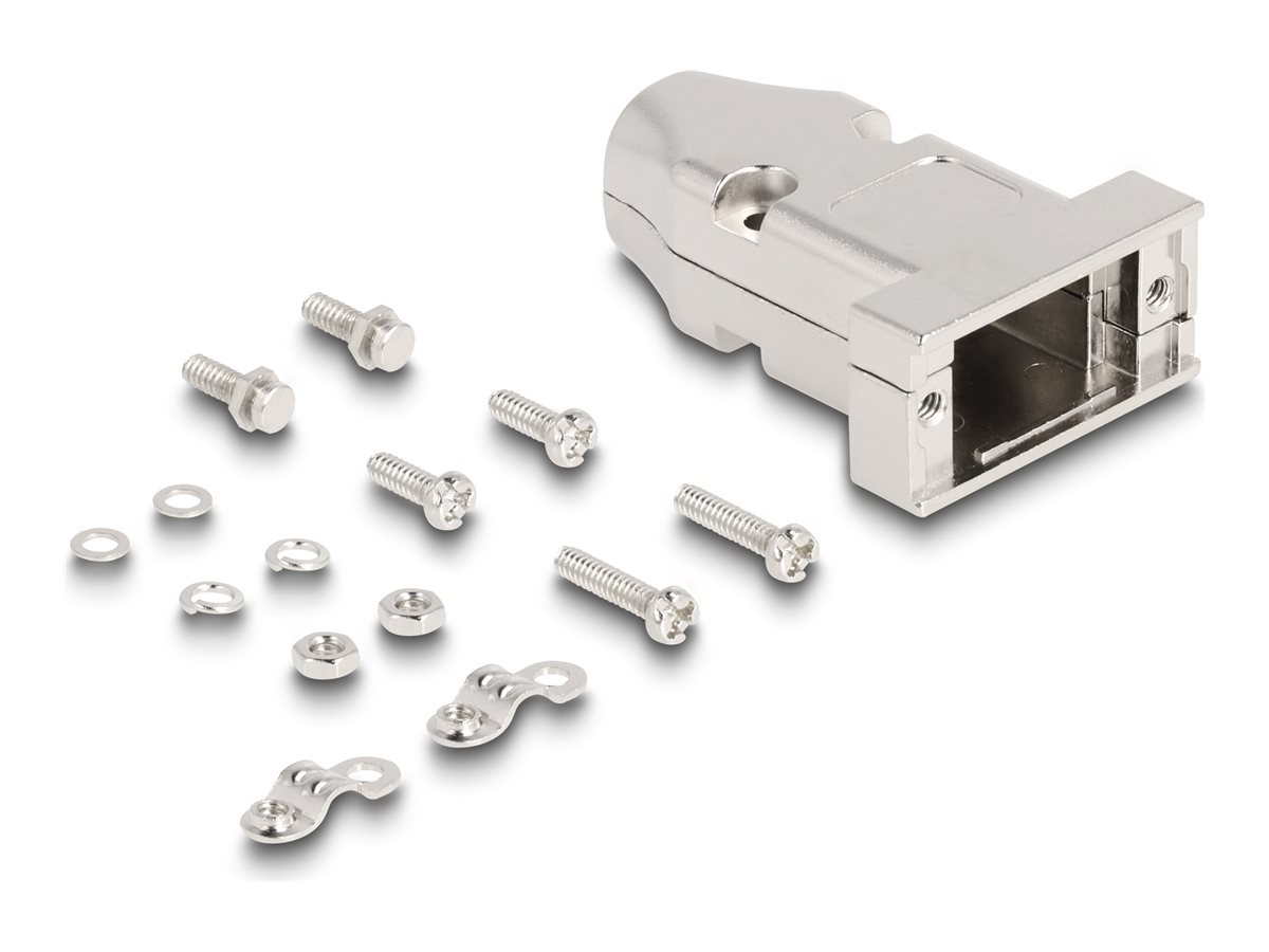 Delock D-Sub 9-poliges Steckergehäuse - Stecker  Buchse