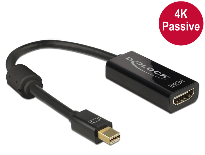 Delock 4K Passive - Videoanschluß - Mini DisplayPort (M), Ansicht 2