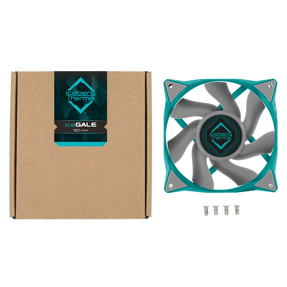 Iceberg Interactive Iceberg Thermal IceGALE - Ventilator - 12 cm - 500 RPM - 1850 RPM - 35 dB - 76 cfm, Ansicht 4