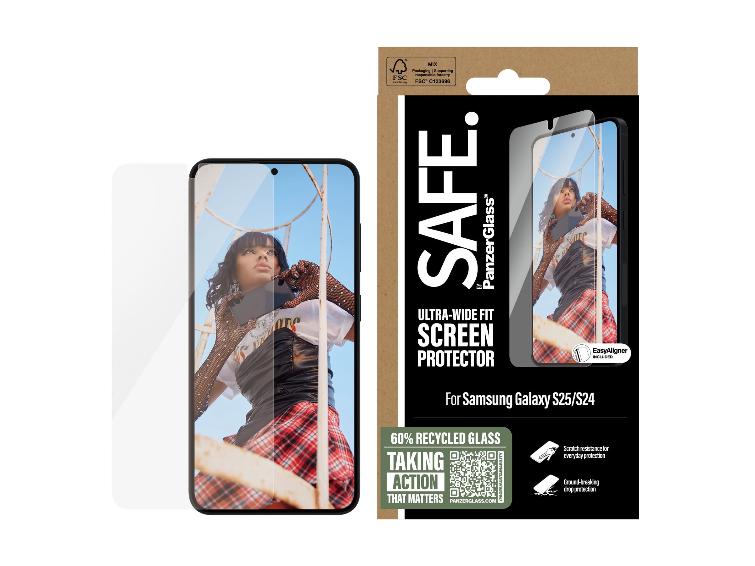 PanzerGlass SAFE. by PanzerGlass - Bildschirmschutz für Handy, Ansicht 4