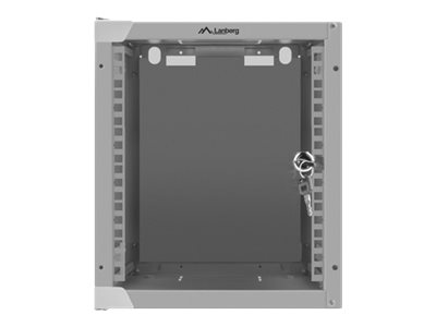 Lanberg WF10-2306-10S - Wandmontiertes Regal - 6U - 20 kg - 5 kg - Grau, Ansicht 3