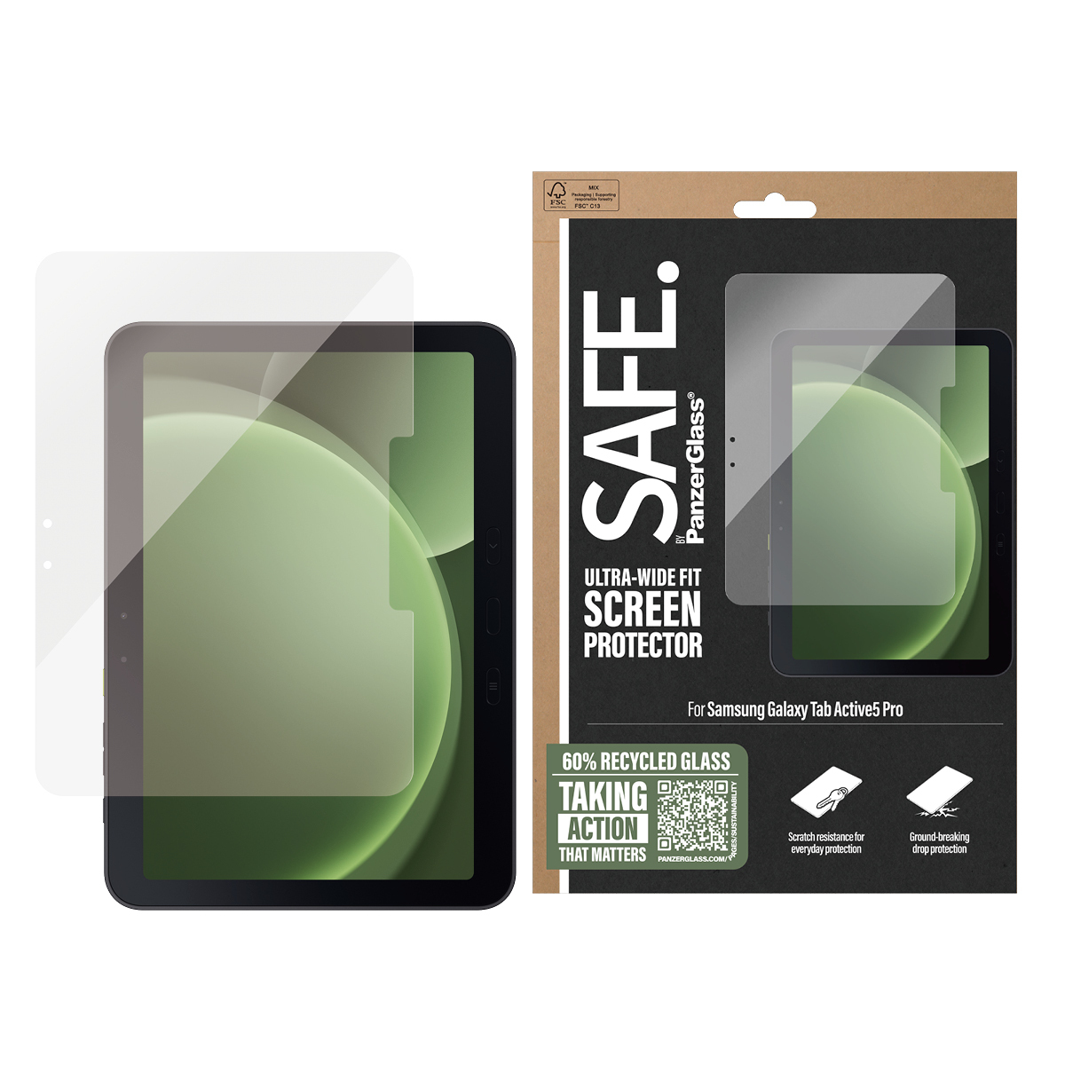 PanzerGlass SAFE Screen Protector Samsung Galaxy Tab Active5 Pro UWF, Ansicht 3
