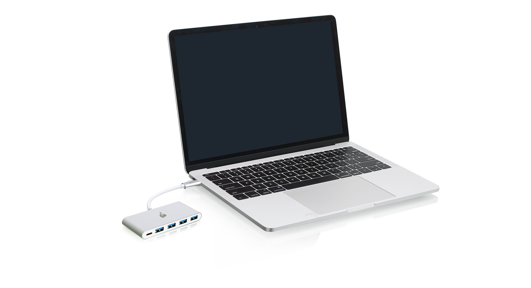 IOGEAR GUH3C4PD USB-C - Hub - 4 x SuperSpeed USB 3.0, Ansicht 3